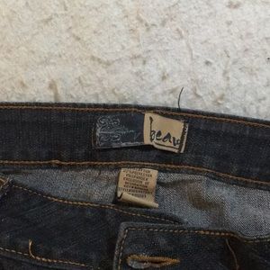 These are bean jeans